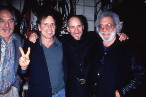 Grateful Dead, Bill Krutzman, Bob Weir, Jerry Garcia,Pete Townshend 1993 NYC.jpg